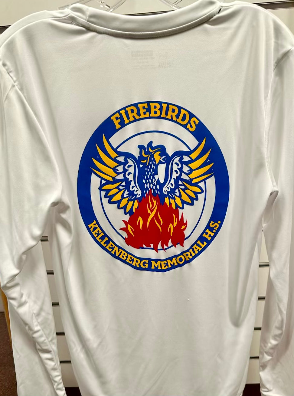 Long Sleeve performance with a classic Firebird