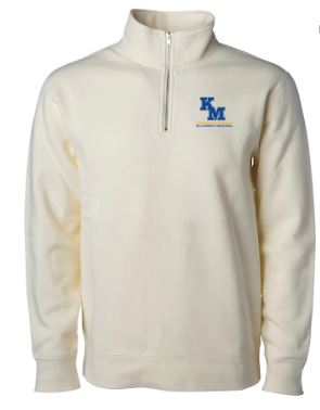 Bone Color KM 1/4 Zip