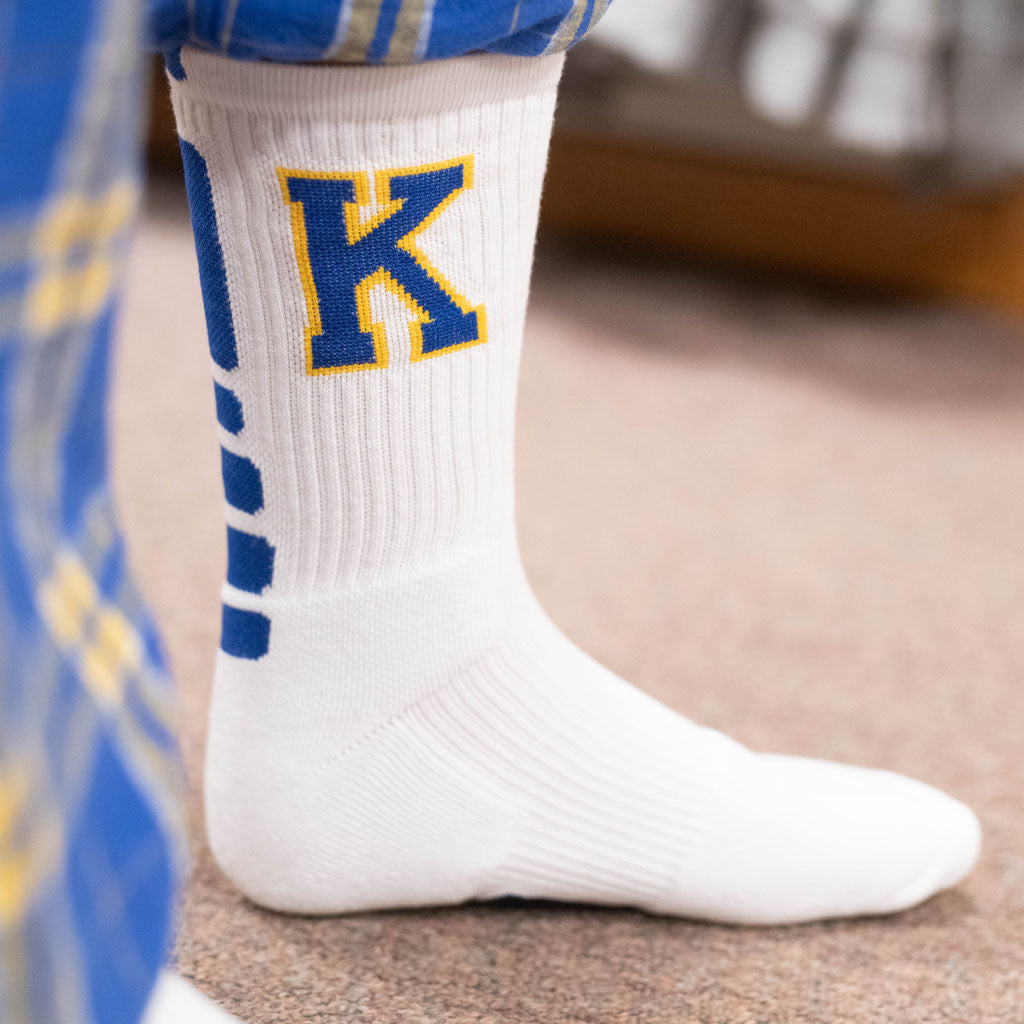 White Athletic Socks