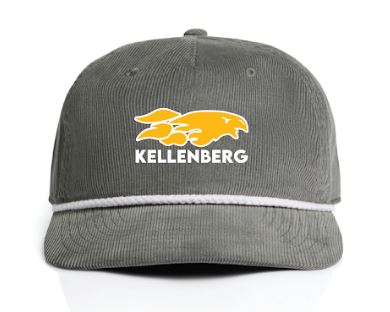 Grey corduroy Firebird Hat