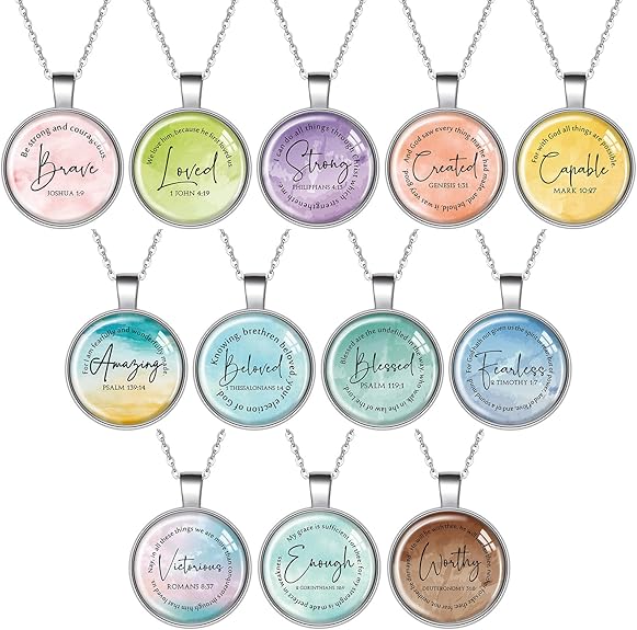 Inspirational Bible Verse Necklace
