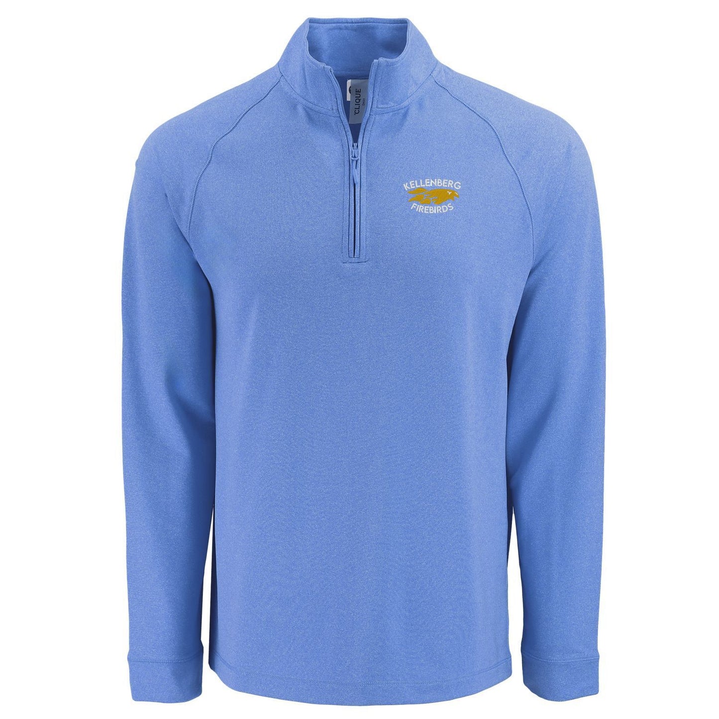 Mens Clique Dash Royal Firebird Quarter Zip