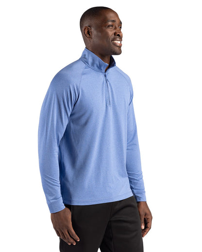 Mens Clique Dash Royal Firebird Quarter Zip