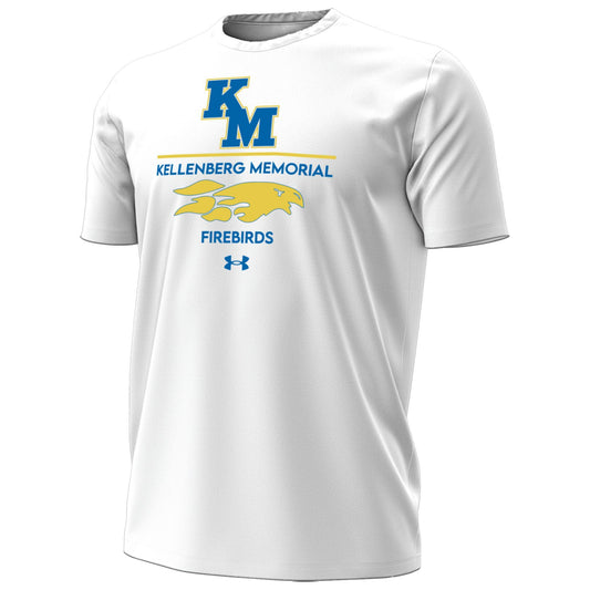 Under Armour White Performance Cotton Tee